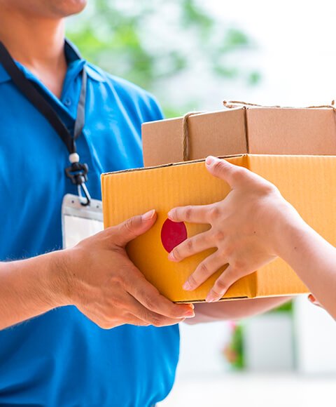 shipping goods to customers