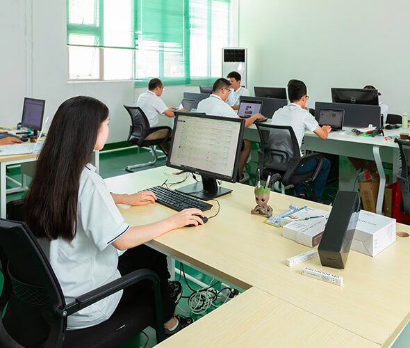 team of Dowch working in the office